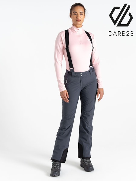 Gris - Dare 2b Womens Diminish Waterproof Insulated Ski Trousers (AK2326) | 99 €