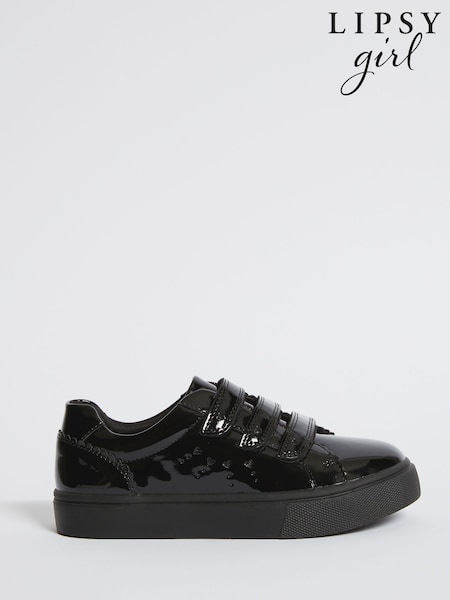 Lipsy Patent Velcro School Trainers (AK2339) | € 32 - 34 €
