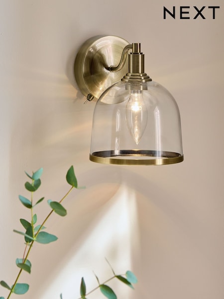 Brass Gloucester Rechargeable Wireless Wall Light (AK2381) | €66