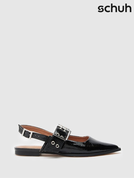 Negru - Schuh Lorella Point Pantofi (AK2390) | 283 LEI