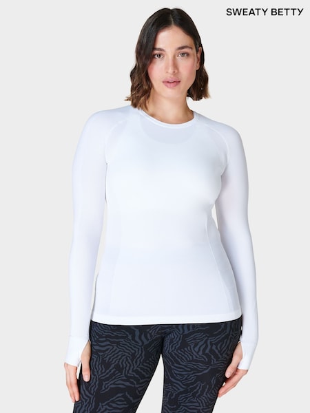 Sweaty Betty Athlete Seamless Workout Long Sleeve Top (AK2508) | 410 LEI