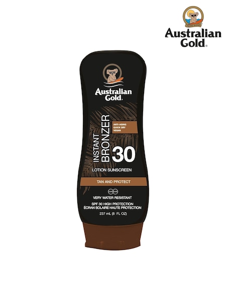 Australian Gold SPF 30 Instant Bronzer Lotion Suncream 237ml (AK2774) | €22