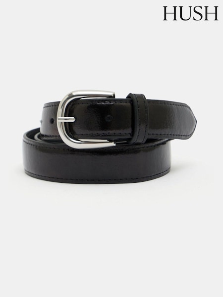 Svart - Hush Polly Patent Leather Belt (AK2924) | kr1 260