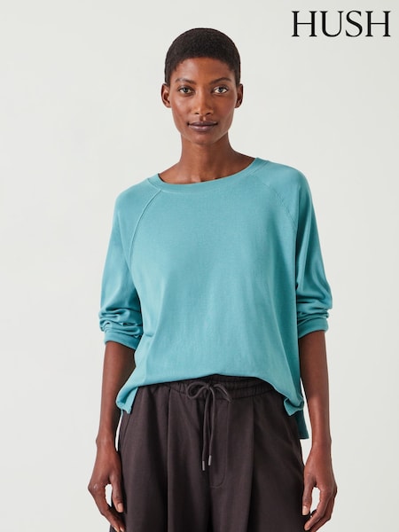 Hush Green Matilda 100% Cotton Raglan T-Shirt (AK2942) | €53