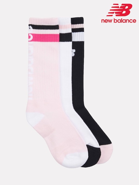 New Balance White Basketball Socks 3 Pack (AK3028) | €17.50