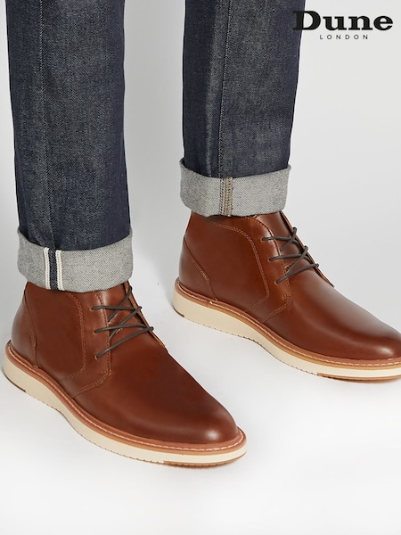 Dune London Chander Plain Toe Chukka Boots (AK3033) | €142