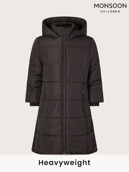 Monsoon Hooded Longline Puffer Coat (AK3181) | €102 - €118