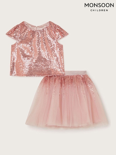 Monsoon Sequin Top And Tutu Skirt Set (AK3196) | 214 LEI - 250 LEI