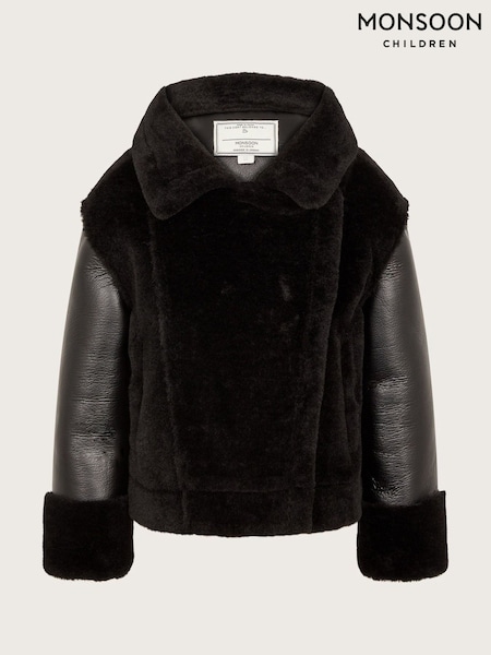 Monsoon Faux Fur Aviator Jacket (AK3225) | 307 LEI - 333 LEI