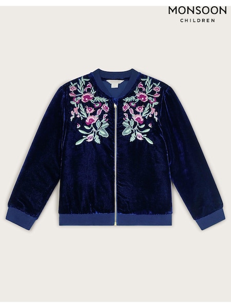 Monsoon Embroidered Velvet Bomber Jacket (AK3233) | ‏174 د.إ.‏ - ‏ 198‏ د.إ.