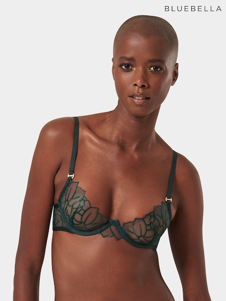 Bluebella Green Laurel Plunge Underwired Bra (AK3242) | €26
