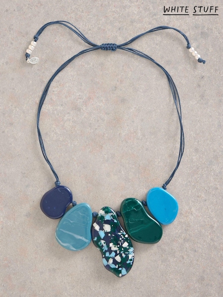 White Stuff Abstract Resin Necklace (AK3253) | kr470
