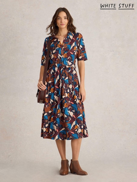 White Stuff Ava Jersey Midi Dress (AK3279) | 260 LEI