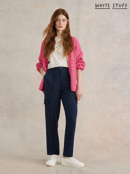 White Stuff Arlo Tencel Cargo Trousers (AK3286) | 275 LEI