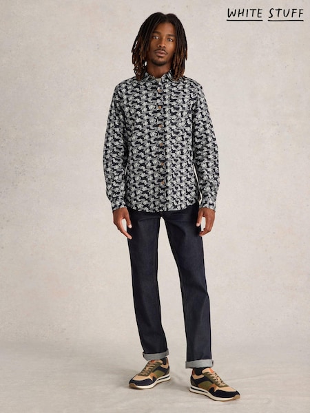 White Stuff 100% Cotton Floral Ripple Printed Shirt (AK3305) | ‏16 ر.ع.‏