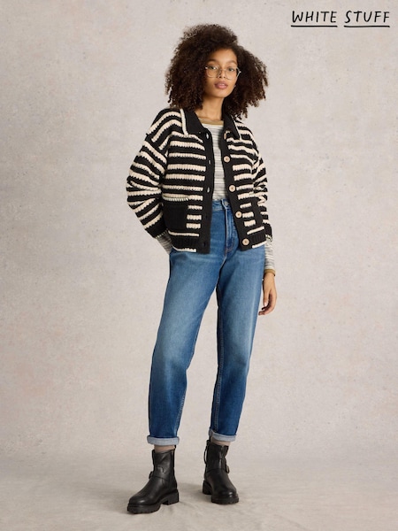White Stuff Black Tyler Cardigan (AK3306) | €51