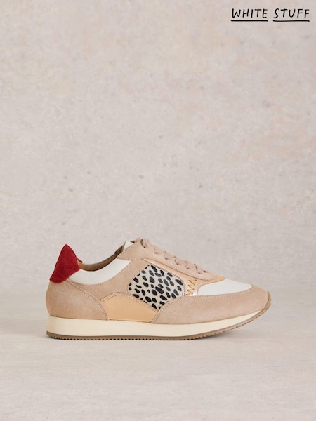 White Stuff Natural Leopard Print Ruby Runner Trainers (AK3308) | 5,107 UAH