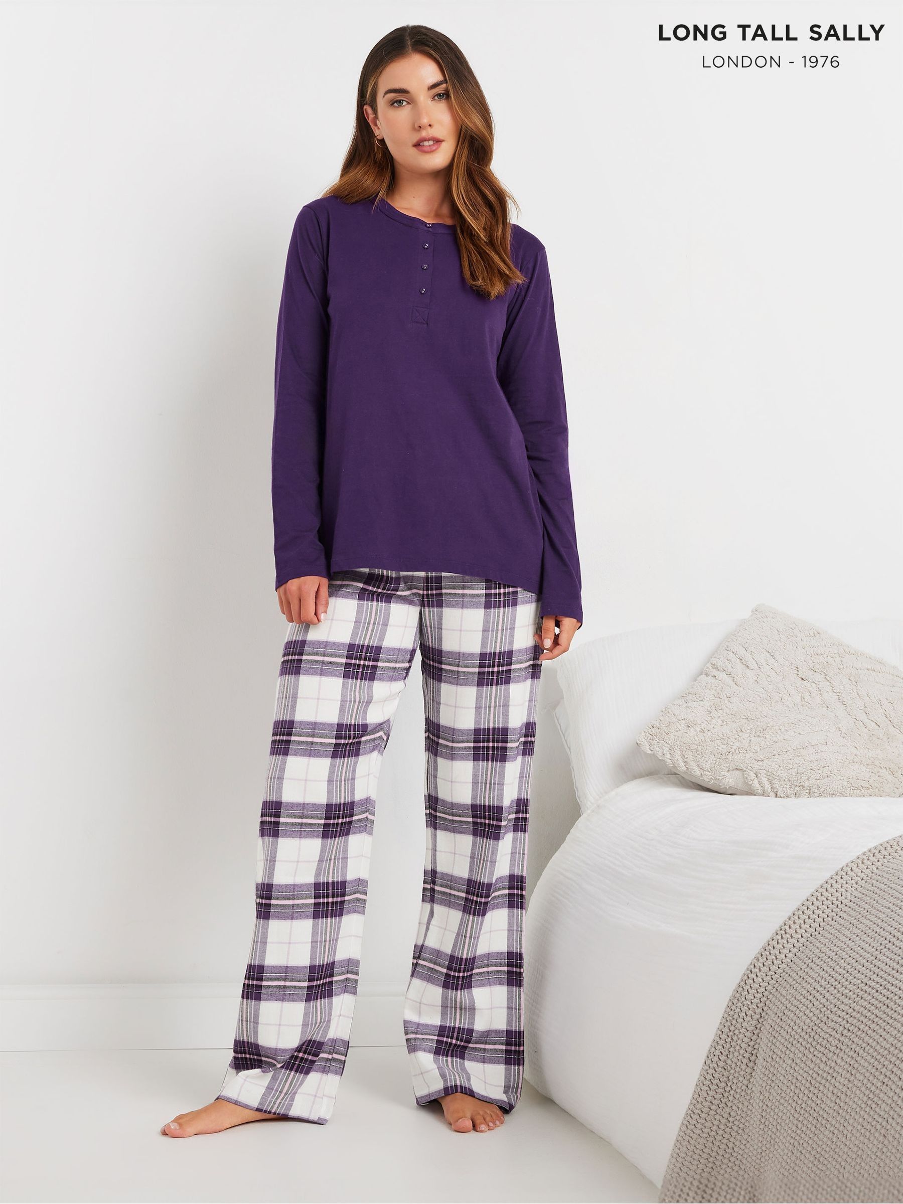 Women s Pyjama Bottoms Check Tartan Loungewear Long Next Luxembourg