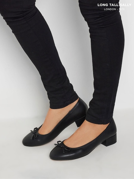 Long Tall Sally Black Heeled Ballet shoes (AK3420) | 2,343 UAH