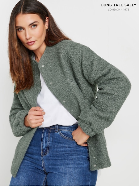 Long Tall Sally Cosy Bomber Jacket (AK3457) | 241 LEI
