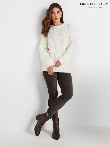 Long Tall Sally Brown Chocolate  Leggings (AK3474) | R$ 295