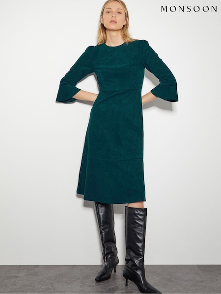 Monsoon Blue Sally Stretch Corduroy Dress (AK3561) | €59