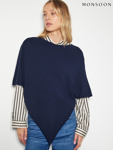 Monsoon Carly Poncho (AK3577) | ‏277‏₪