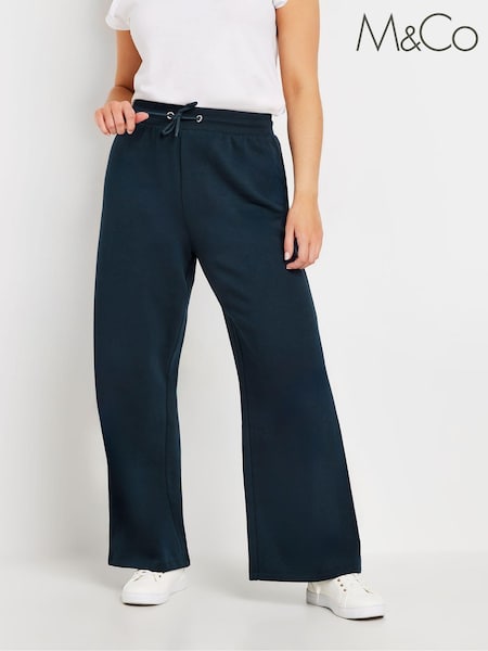 Azul - M&Co Wide Leg Joggers (AK3718) | 42 €