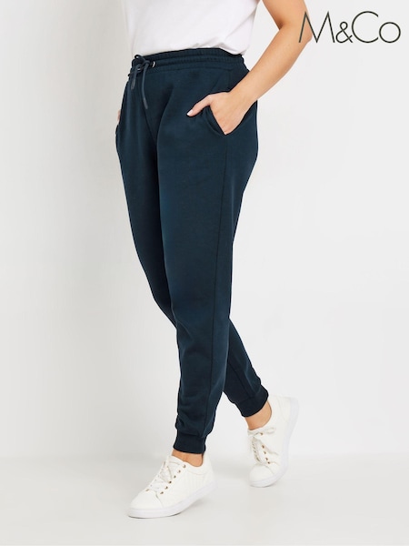 Azul - M&Co Cuffed Joggers 2 Pack (AK3735) | 67 €