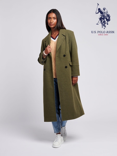 U.S. Polo Assn Womens Double Breasted Coat (AK3792) | 1,452 LEI
