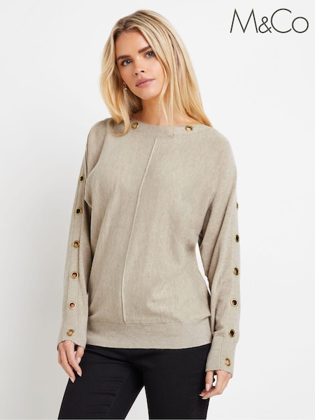 M&Co Natural Petite Batwing Jumper (AK3815) | R$ 335