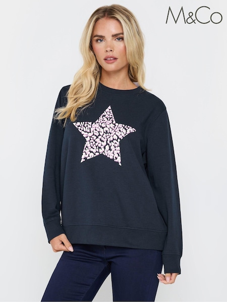 M&Co Petite Animal Print Jumper (AK3821) | 161 LEI