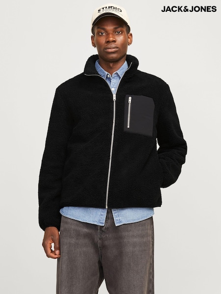 JACK & JONES Teddy Fleece Jacket (AK3864) | 208 LEI