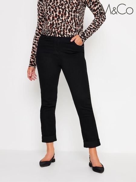 Negro - M&Co Cigarette Leg Jeans (AK3907) | 48 €