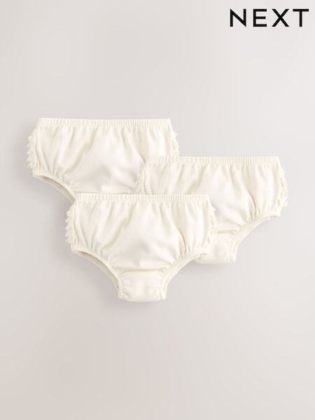 Creme - Baby 100% Cotton Knickers 3 Pack (0mths-2yrs) (AK3922) | 11 €