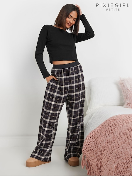 PixieGirl Petite Check Pyjamas Trousers (AK4081) | 125 LEI