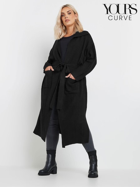 Yours Curve Collared Coatigan (AK4274) | € 59
