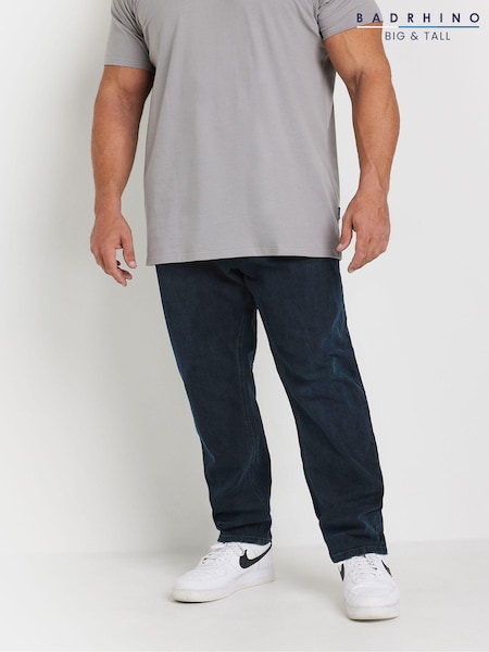 BadRhino Big & Tall Blue Straight Leg Denim Jeans (AK4395) | €56