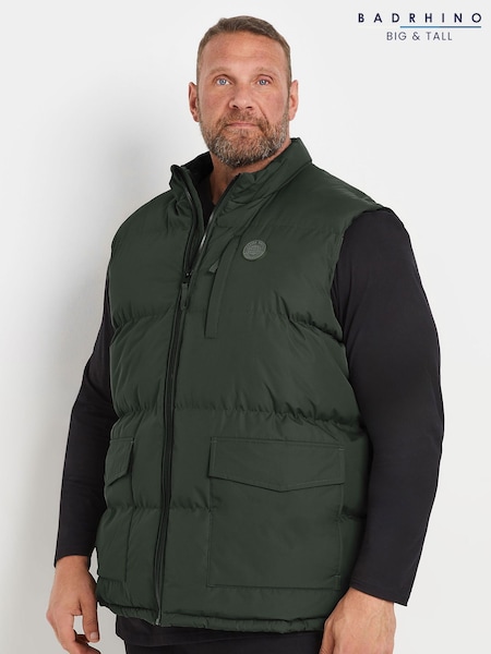 BadRhino Big & Tall Green Padded Gilet (AK4396) | €72