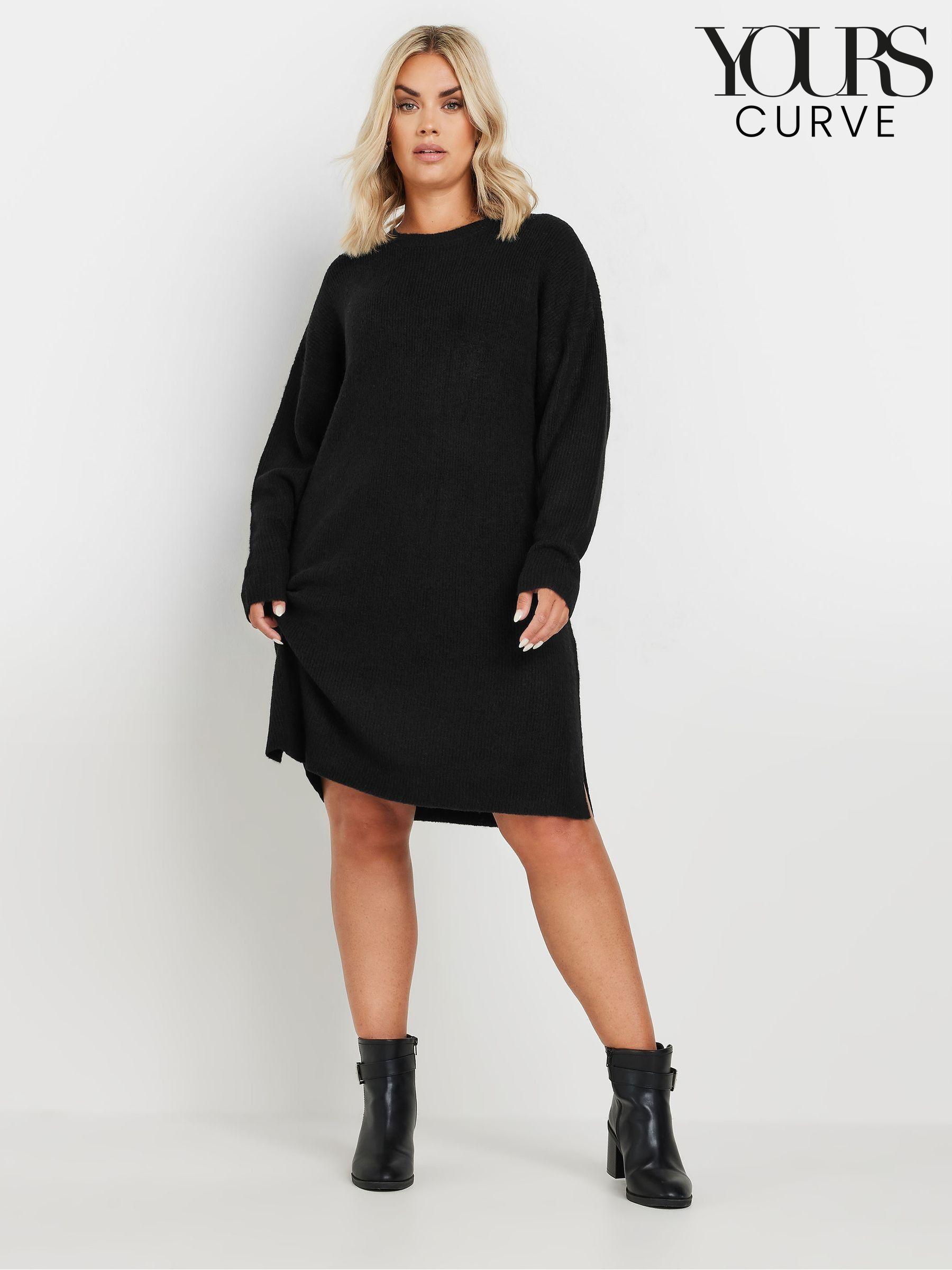 Yours Curve Black Jumper Dress Casual Next Luxembourg