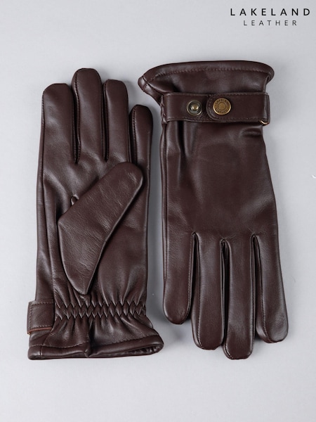Lakeland Leather Brown Mardale Gloves (AK4543) | $80