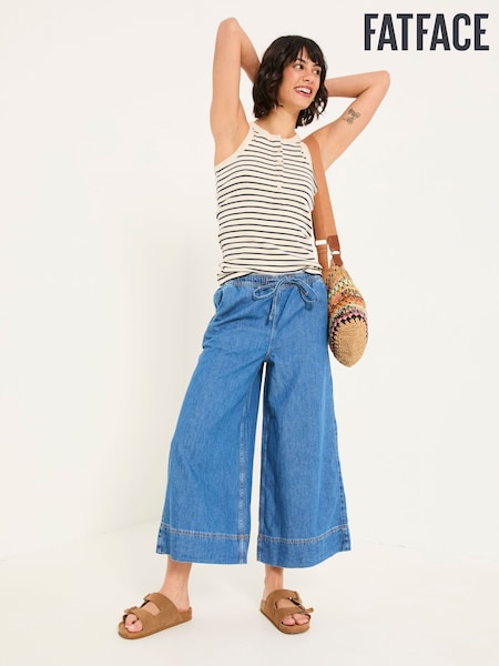 FatFace Wide Leg 100% Cotton Culottes (AK4676) | €73