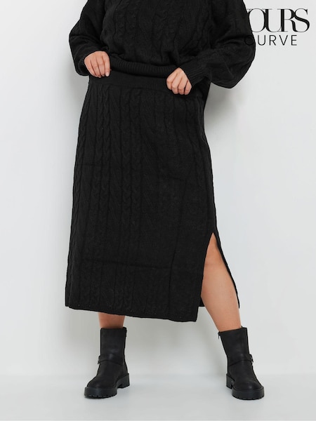 Yours Curve Cable Skirt (AK4946) | ‏146‏₪