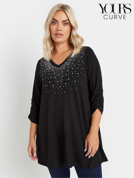 Musta - Yours Curve Stud Swing Tunika (AK4995) | €43