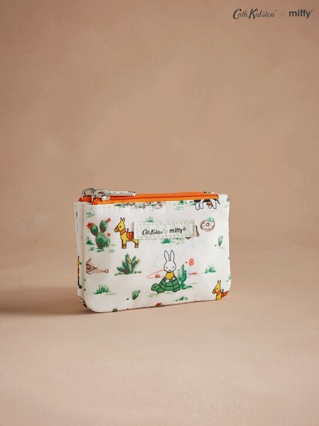 Cath Kidston Ecru Miffy Rodeo Double Zip Purse Bag (AK5165) | SGD 27