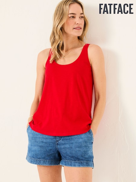 FatFace Kirsty Bright Red Vest (AK5497) | 97 QAR