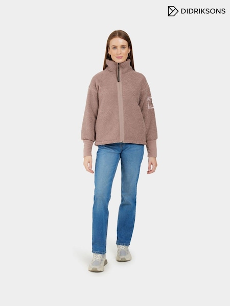 بني - Didriksons Womens Mella Full Zip Fleece (AK5636) | ‏466 د.إ.‏