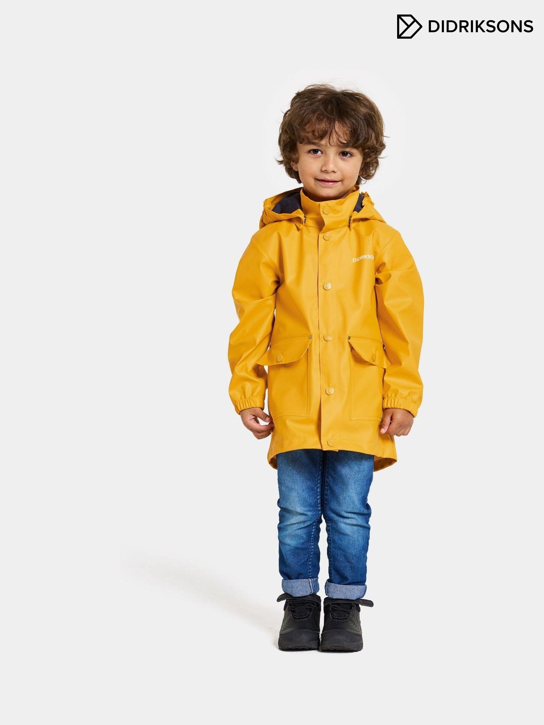 Youth yellow raincoat top
