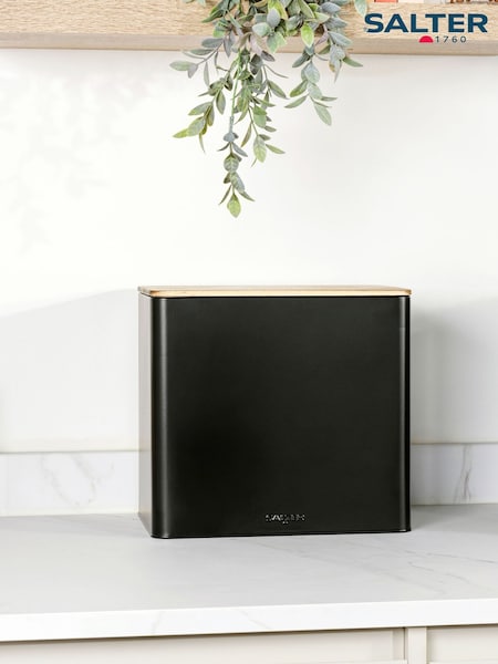 Salter Black Toronto Bread Bin (AK5697) | €37