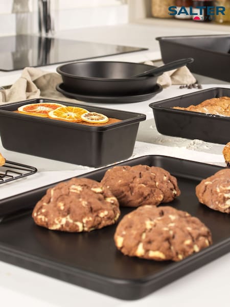 Salter Black Bakes Staking Bakeware 7 Piece Set (AK5703) | €44